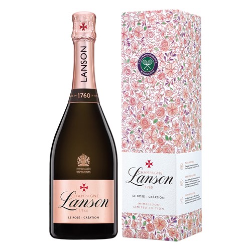 Lanson Le Rose Creation in 2024 Wimbledon Edition Gift Box